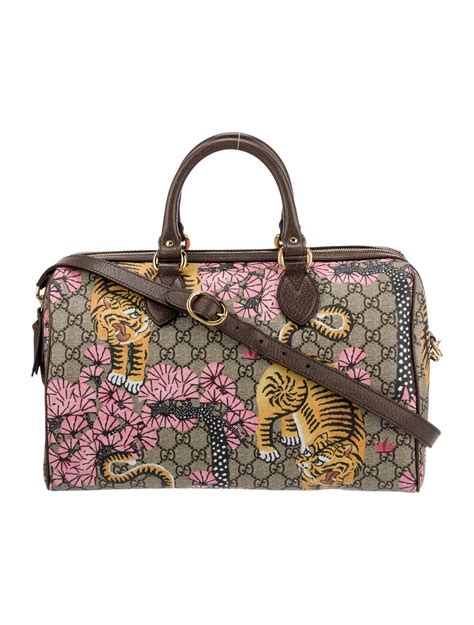 gucci bengal boston bag|Gucci GG Supreme Bengal Boston Bag .